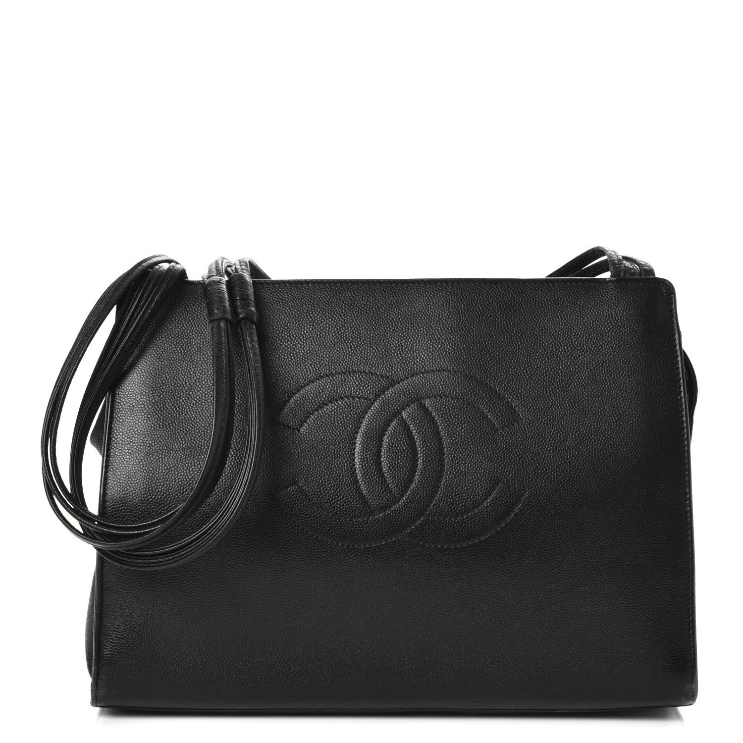 Chanel Caviar CC Shoulder Bag Black 1 of 15
