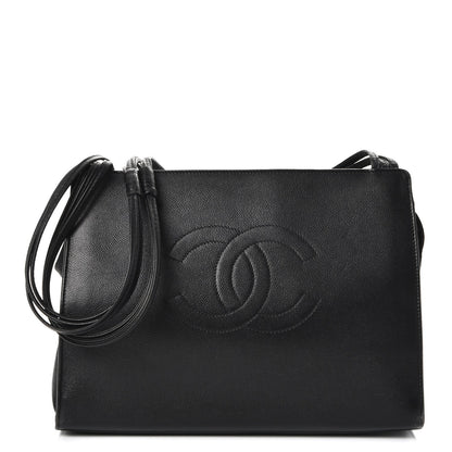 Chanel Caviar CC Shoulder Bag Black 1 of 15