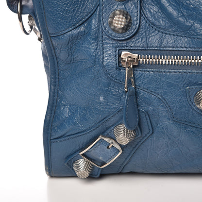 Balenciaga Agneau Giant 21 Silver Hardware City Bleu 16 of 17