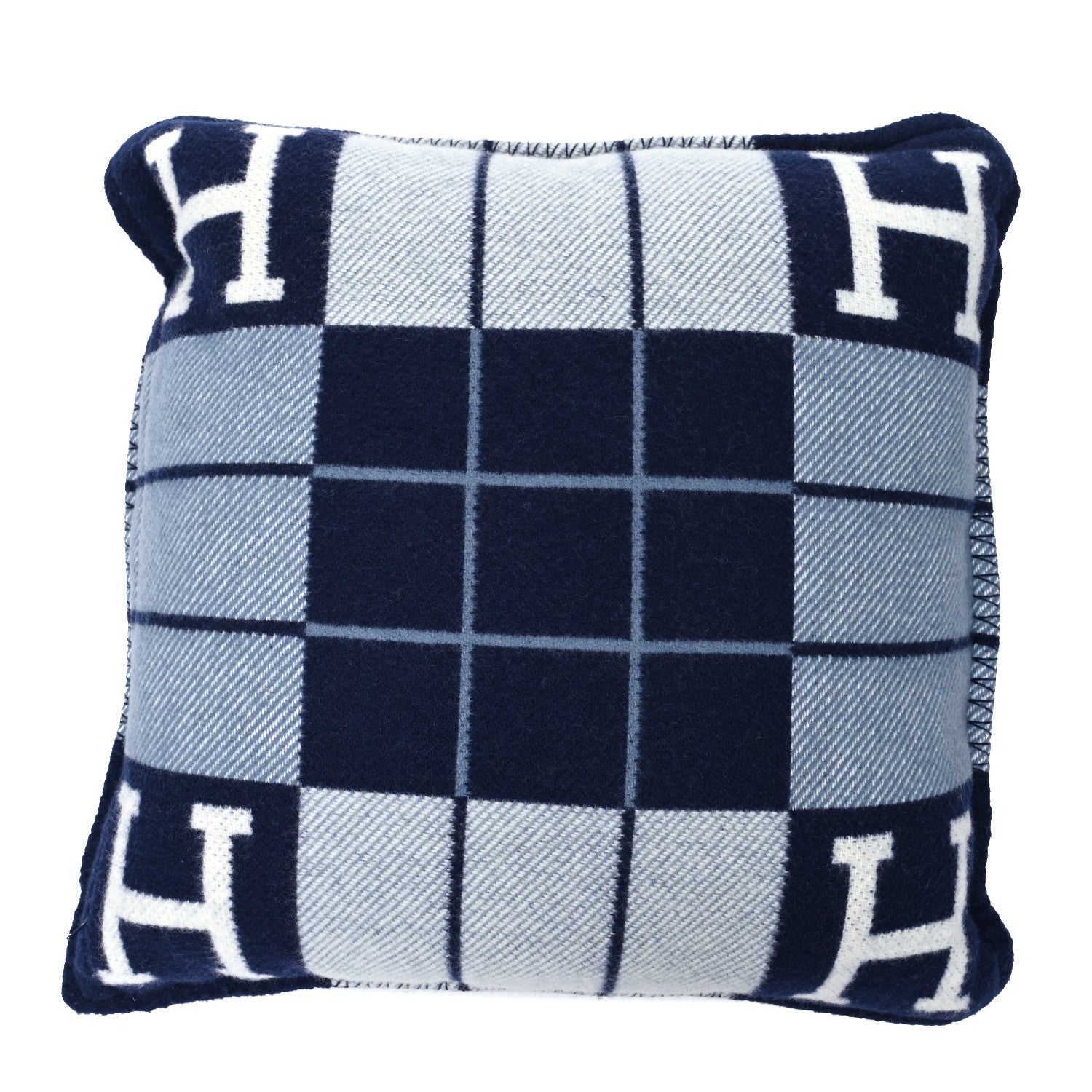 Hermes Wool Cashmere Avalon III Pillow PM Ecru Caban 2 of 4