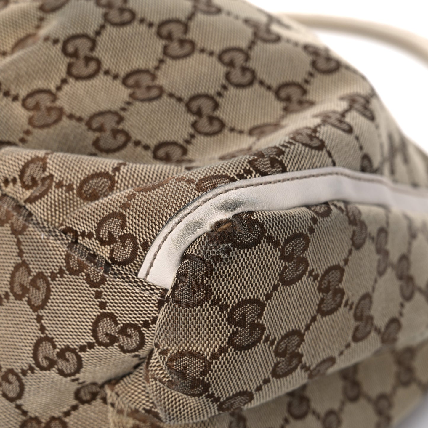 Monogram Large D Gold Hobo Off White