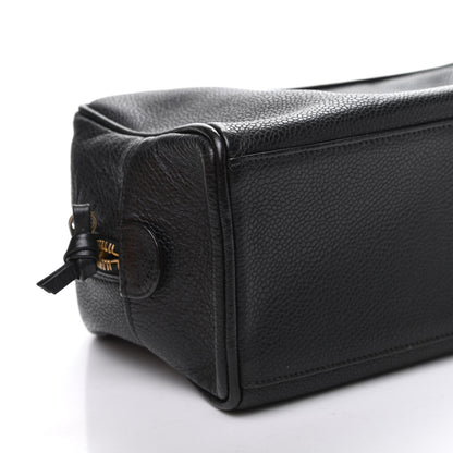 Chanel Caviar Timeless CC Cosmetic Pouch Bag Black 7 of 8