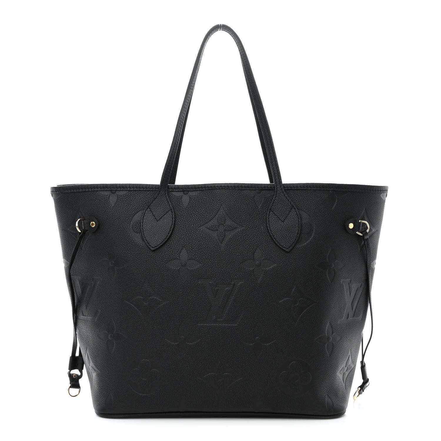 Louis Vuitton Empreinte Monogram Giant Neverfull MM Black 3 of 11