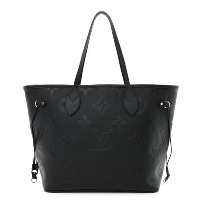 Louis Vuitton Empreinte Monogram Giant Neverfull MM Black 3 of 11