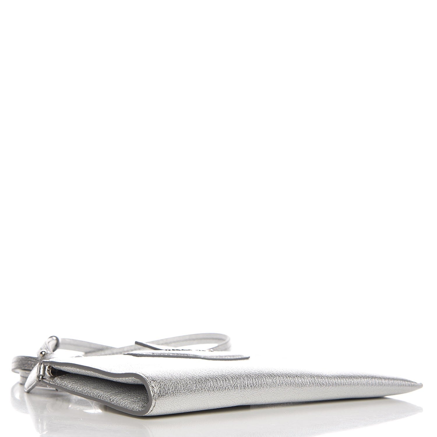 Givenchy Metallic Grained Goatskin Antigona Crossbody Silver 4 of 11