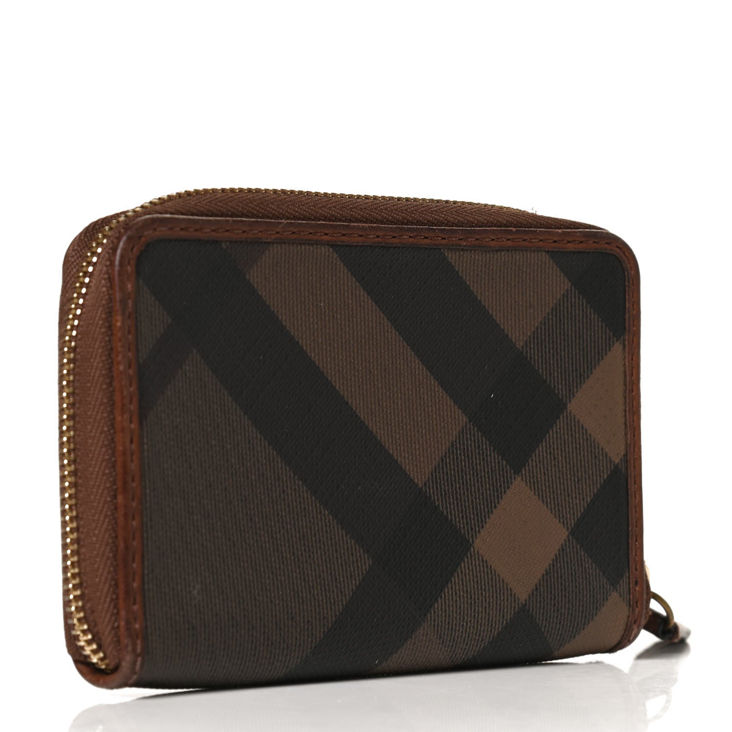 Burberry Smoked Check Zip Around Wallet 3 of 8