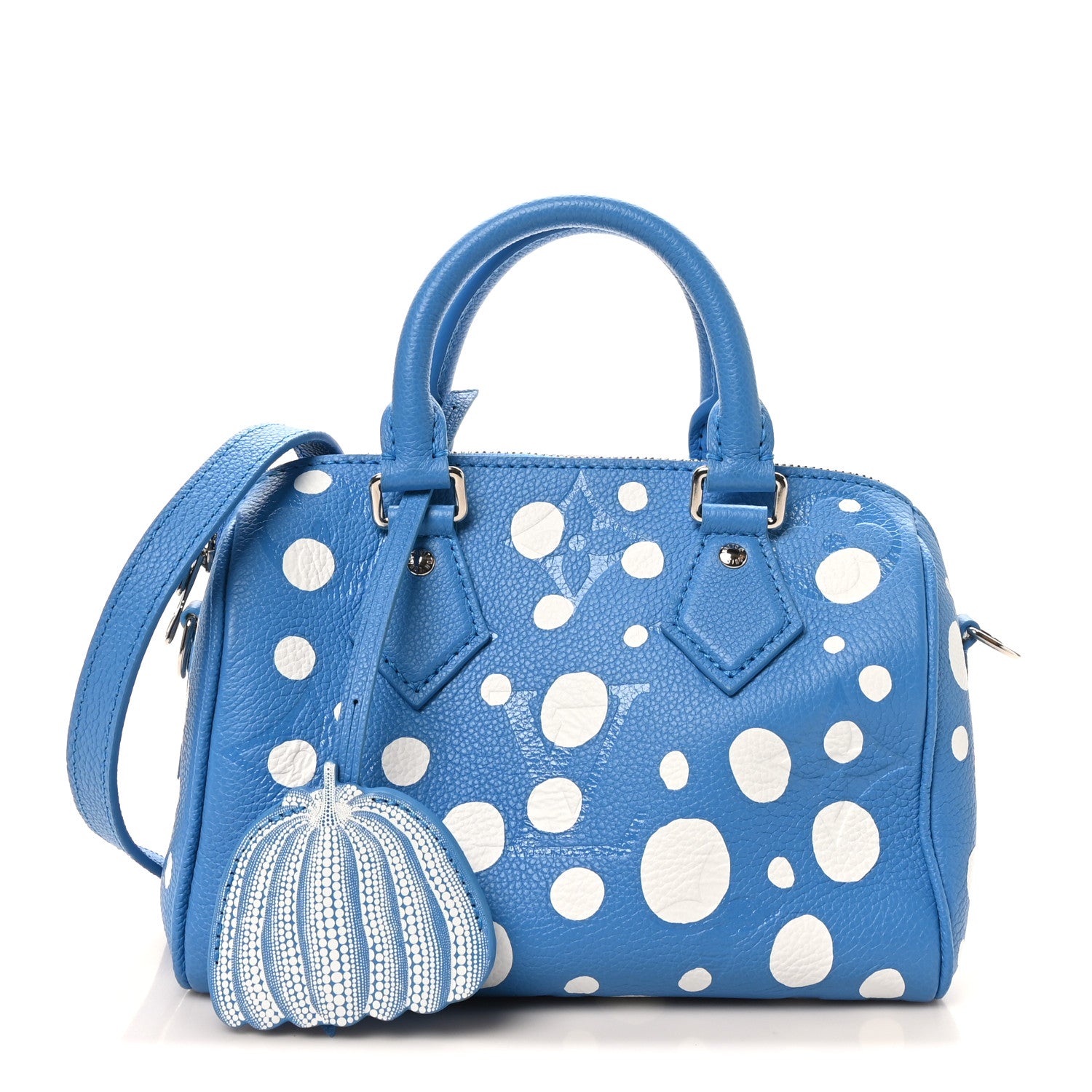 Louis Vuitton LV X YK Empreinte Speedy Bandouliere 20 Blue White 1 of 9