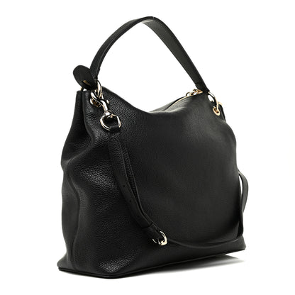 Gucci Pebbled Calfskin Large Soho Hobo Black 3 of 14