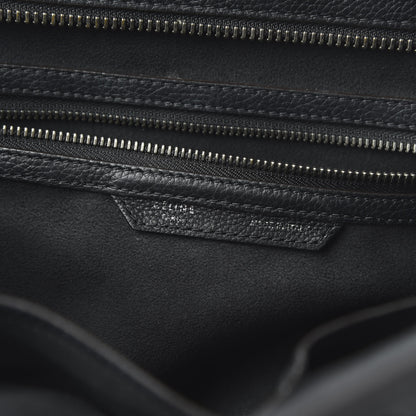 Celine Drummed Calfskin Mini Luggage Black 9 of 10