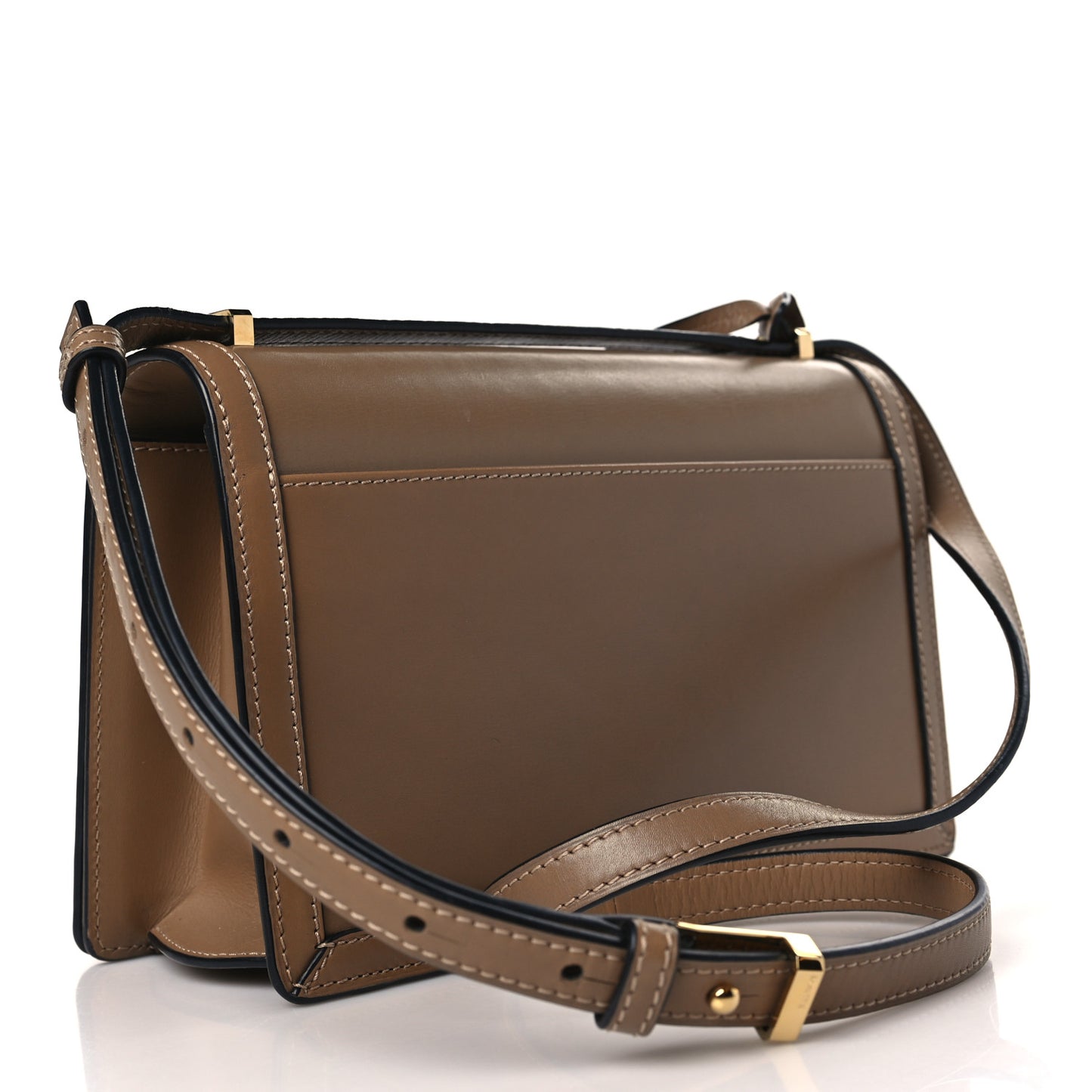 Calfskin Medium Barcelona Shoulder Bag Mink