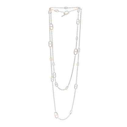 Hermes Sterling Silver Farandole Necklace 160 3 of 6
