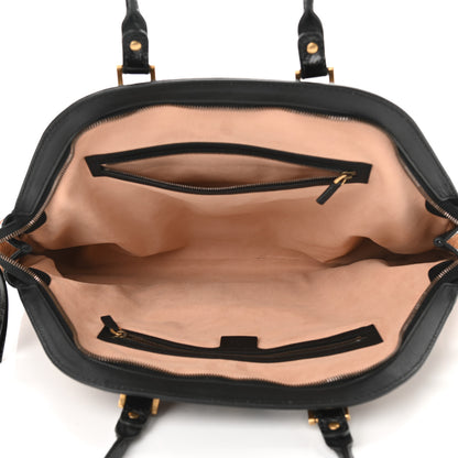 Gucci Suede Ophidia Large Re(Belle) Top Handle Bag Nocciola Black 7 of 10