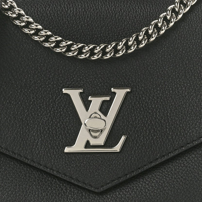 Louis Vuitton Soft Calfskin My Lockme Chain Bag BB Black 7 of 9