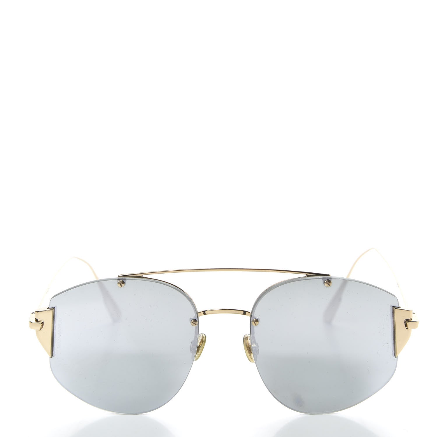 Christian Dior Stronger Aviator Sunglasses Grey Gold 2 of 7