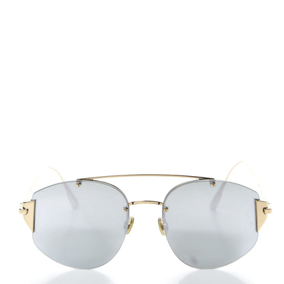 Christian Dior Stronger Aviator Sunglasses Grey Gold 2 of 7