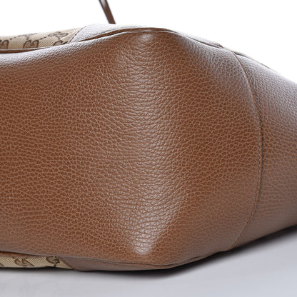 Gucci Monogram Medium Bree Zippered Tote Beige Tabacco 9 of 9