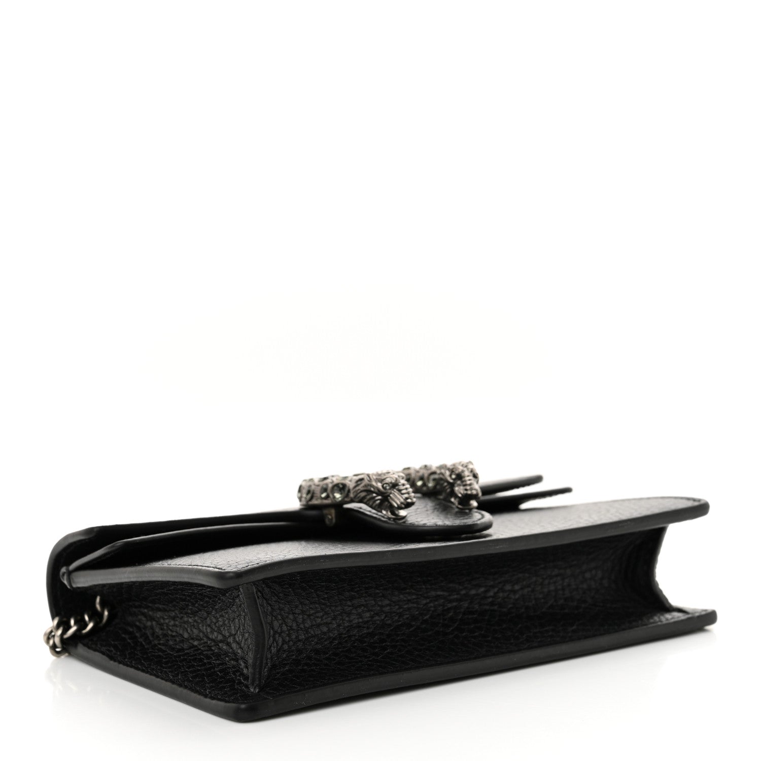 Gucci Calfskin Super Mini Dionysus Shoulder Bag Black 4 of 9