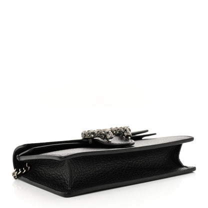 Gucci Calfskin Super Mini Dionysus Shoulder Bag Black 4 of 9