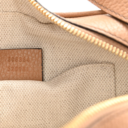 Gucci Pebbled Calfskin Small Soho Disco Bag Rose Beige 7 of 9