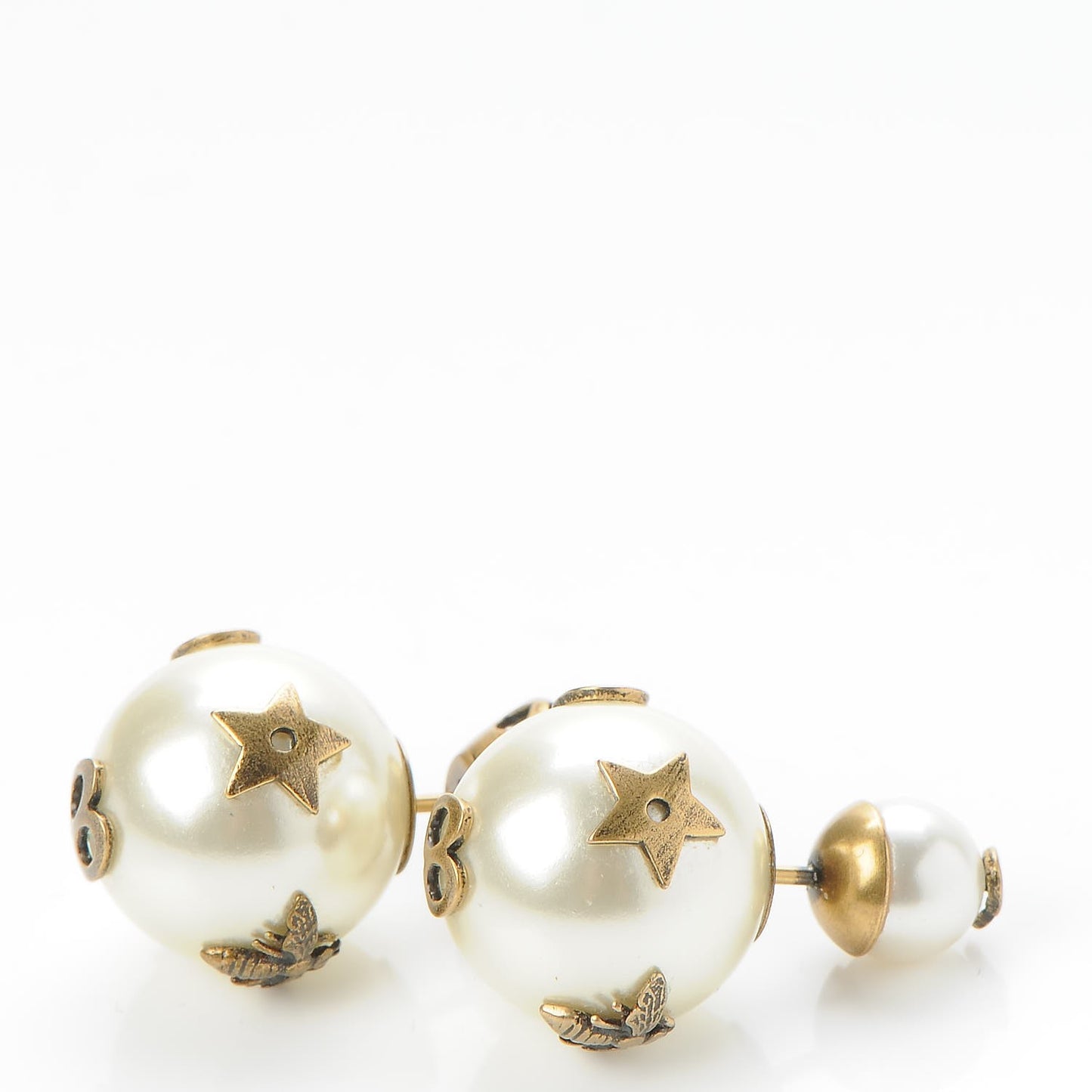 Mise En Dior Tribal Crystal Charm Earrings