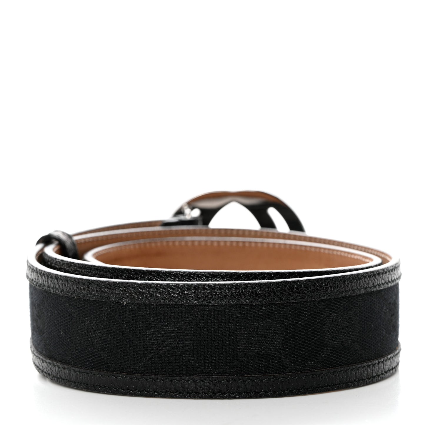 Canvas Interlocking G Belt 85 34 Black
