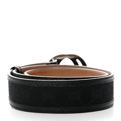 Gucci Canvas Interlocking G Belt 85 34 Black 2 of 6