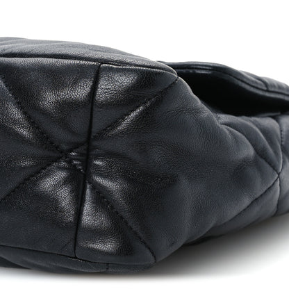Chanel Goatskin Quilted Large Chanel 19 Flap Black 9 of 10