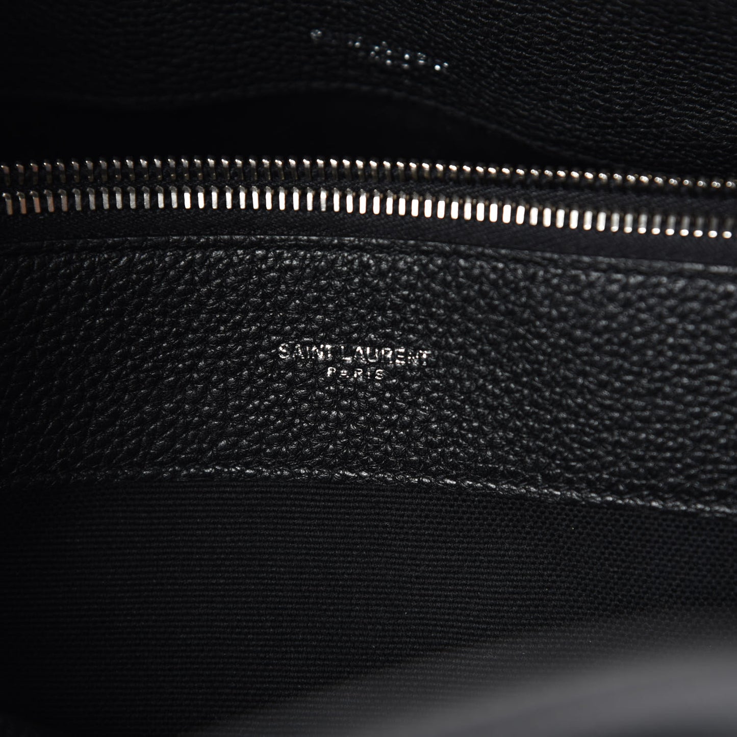 Grained Calfskin Small Supple Sac De Jour Black