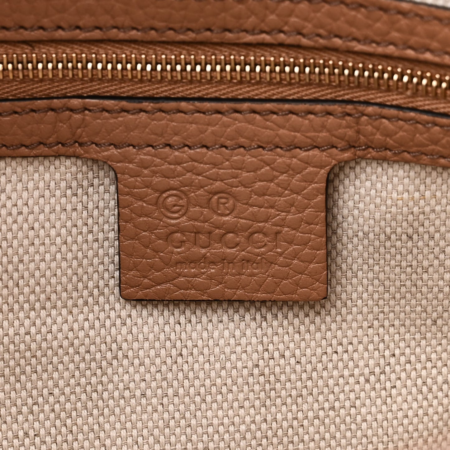 Pebbled Calfskin Medium Soho Chain Shoulder Bag Camelia