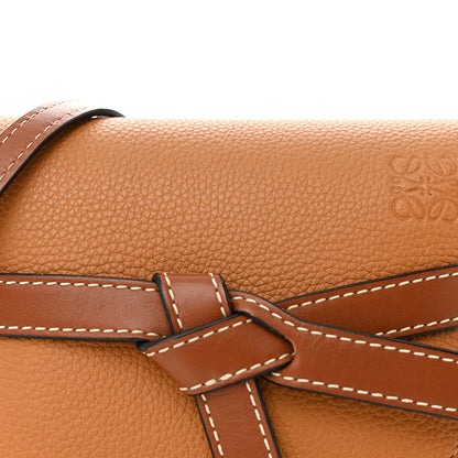 Loewe Grained Calfskin Mini Gate Crossbody Bag Caramel Pecan 8 of 11