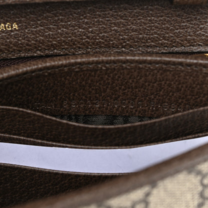 Gucci X BALENCIAGA BB Supreme Monogram Web Ophidia Crossbody Wallet Beige New Acero 8 of 12