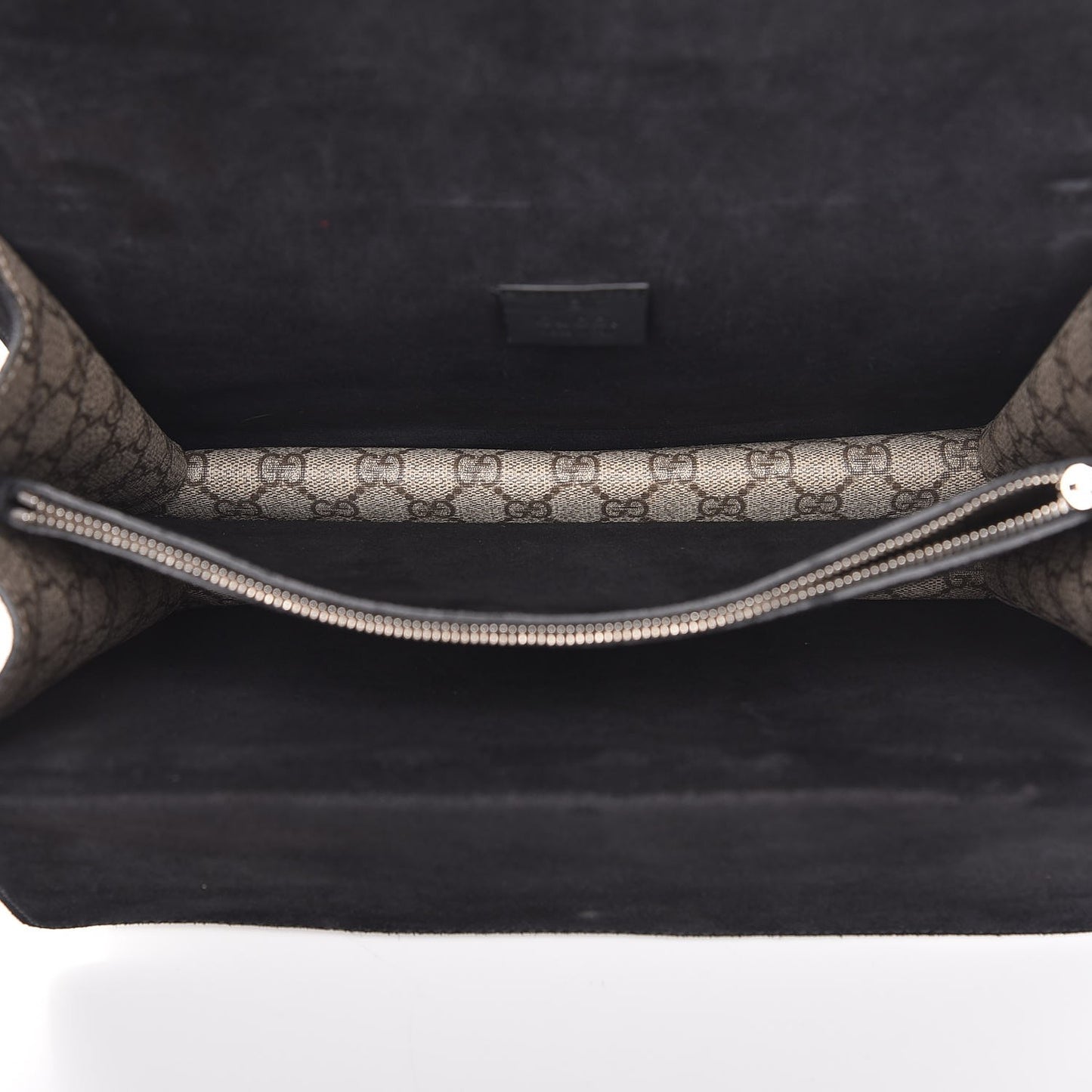 GG Supreme Monogram Medium Dionysus Shoulder Bag Black