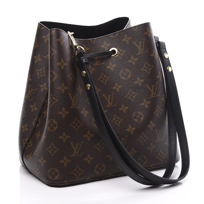 Louis Vuitton Monogram Neonoe MM Black 2 of 7