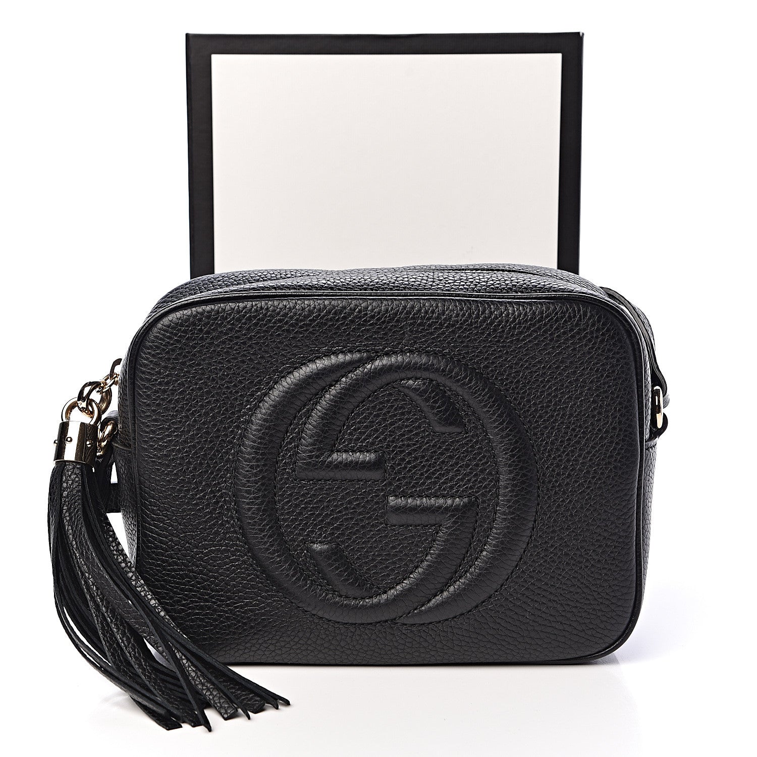 Gucci Pebbled Calfskin Small Soho Disco Bag Black 10 of 10