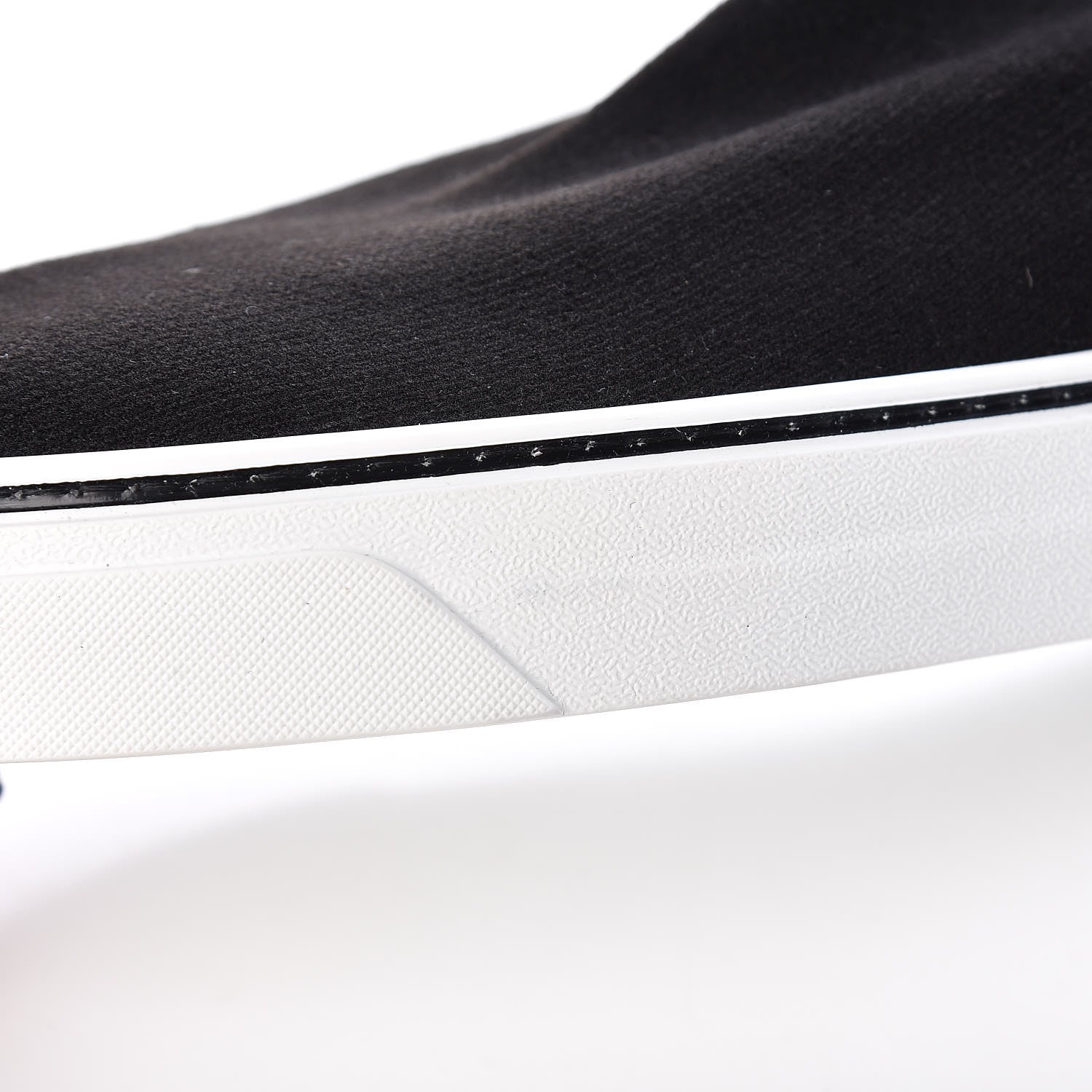 Givenchy Technical Canvas Knit Womens George V Sock Sneakers 39 Black 8 of 10
