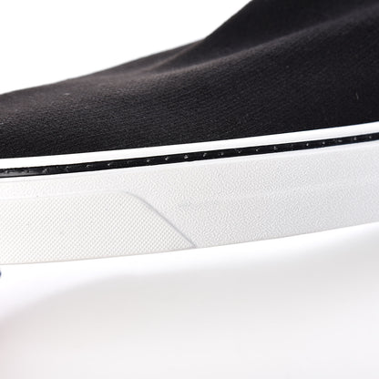 Givenchy Technical Canvas Knit Womens George V Sock Sneakers 39 Black 8 of 10