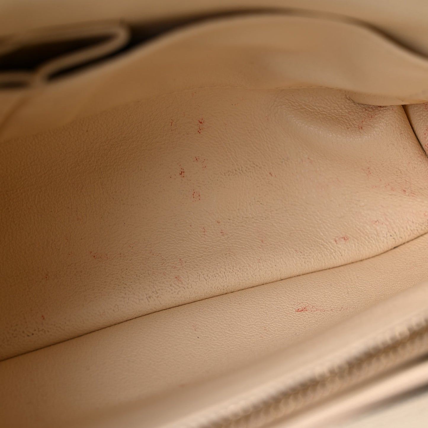 Caviar Elaphe Quilted Small Coco Handle Flap Ivory
