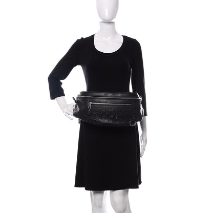Gucci Guccissima Web Belt Bag Black 2 of 10