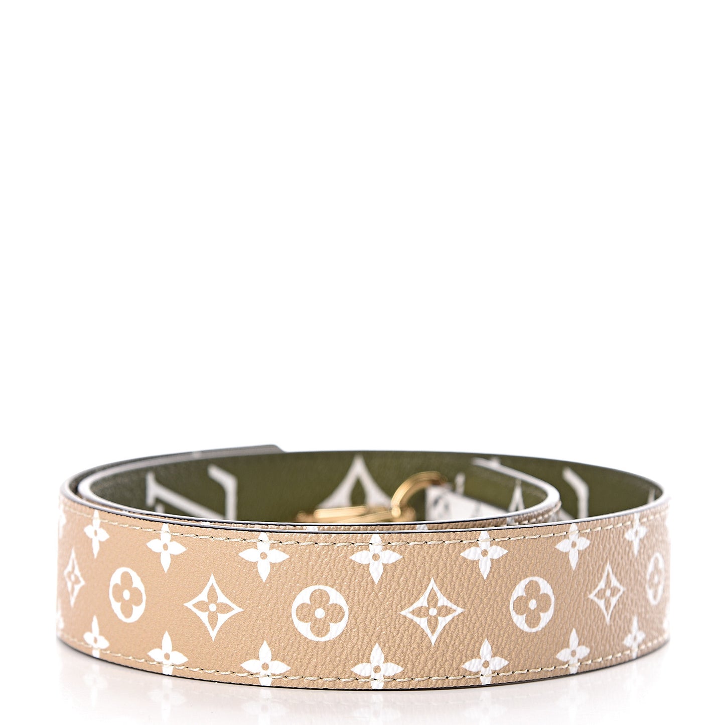 Monogram Giant Bandouliere Shoulder Strap Kaki
