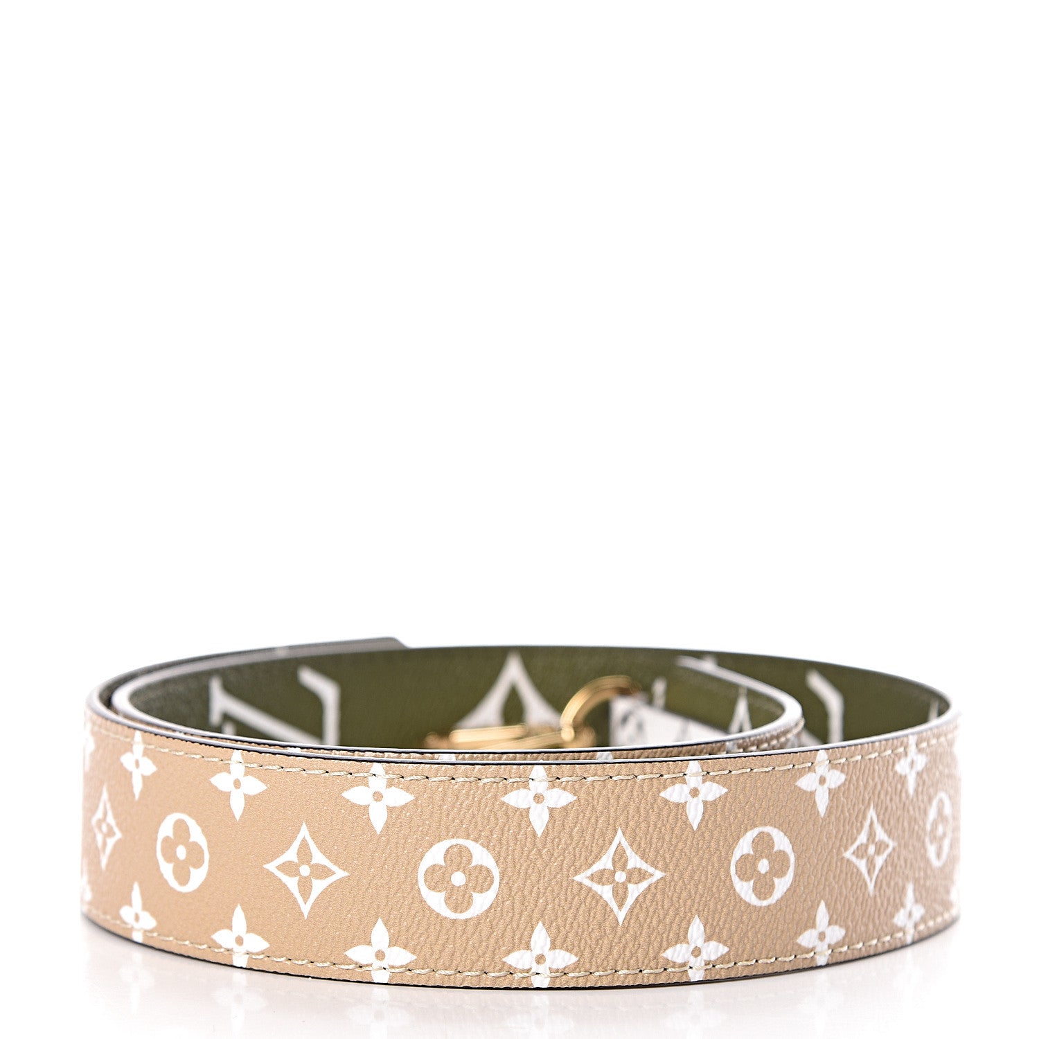 Louis Vuitton Monogram Giant Bandouliere Shoulder Strap Kaki 2 of 3
