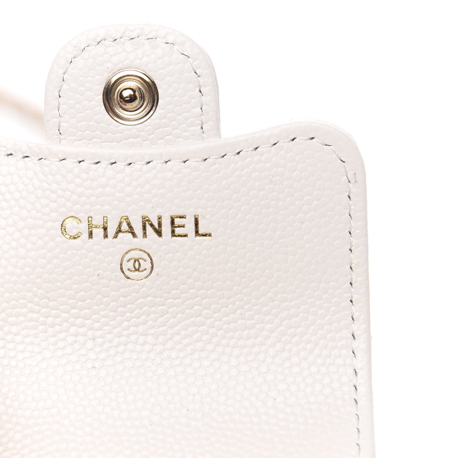 Chanel Caviar Quilted Airpods Pro Case White 7 of 9