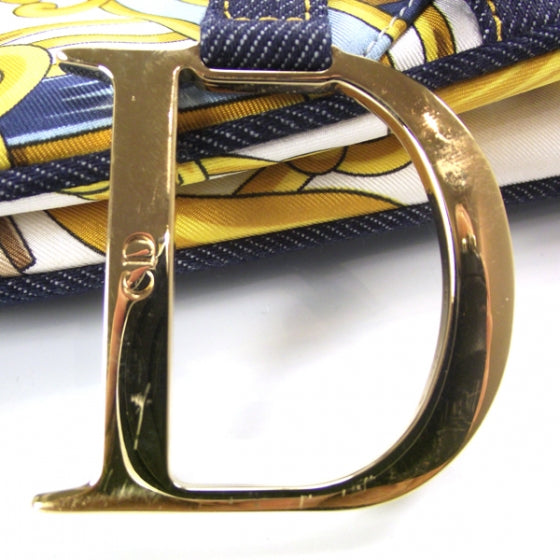 Silk Saddle Bag Blue