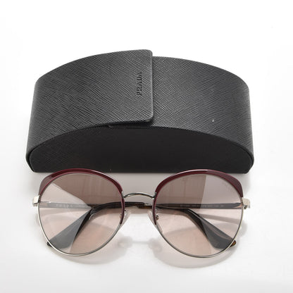 Prada Round Sunglasses SPR 54S Silver 8 of 8