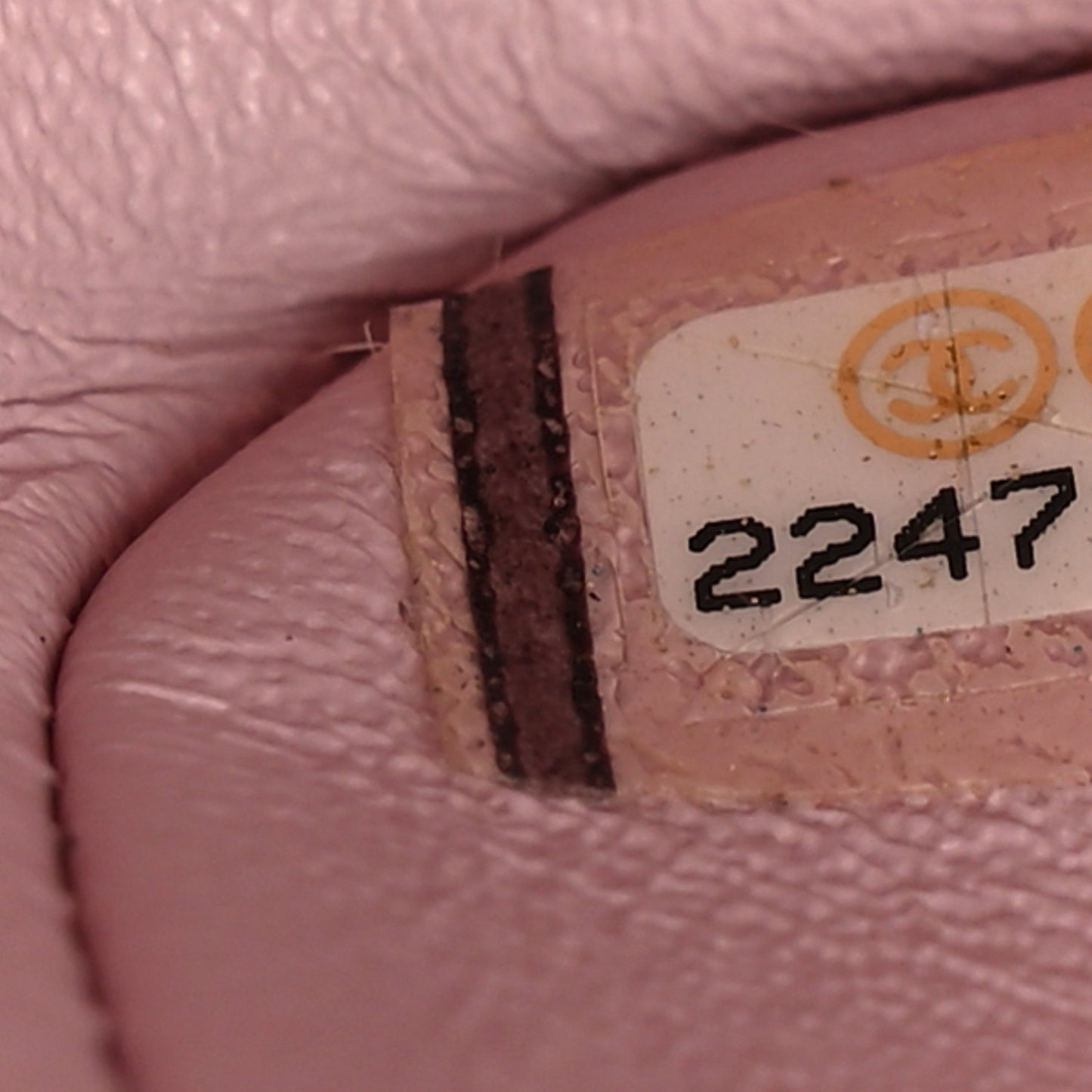 Lambskin Quilted Jumbo Double Flap Light Pink