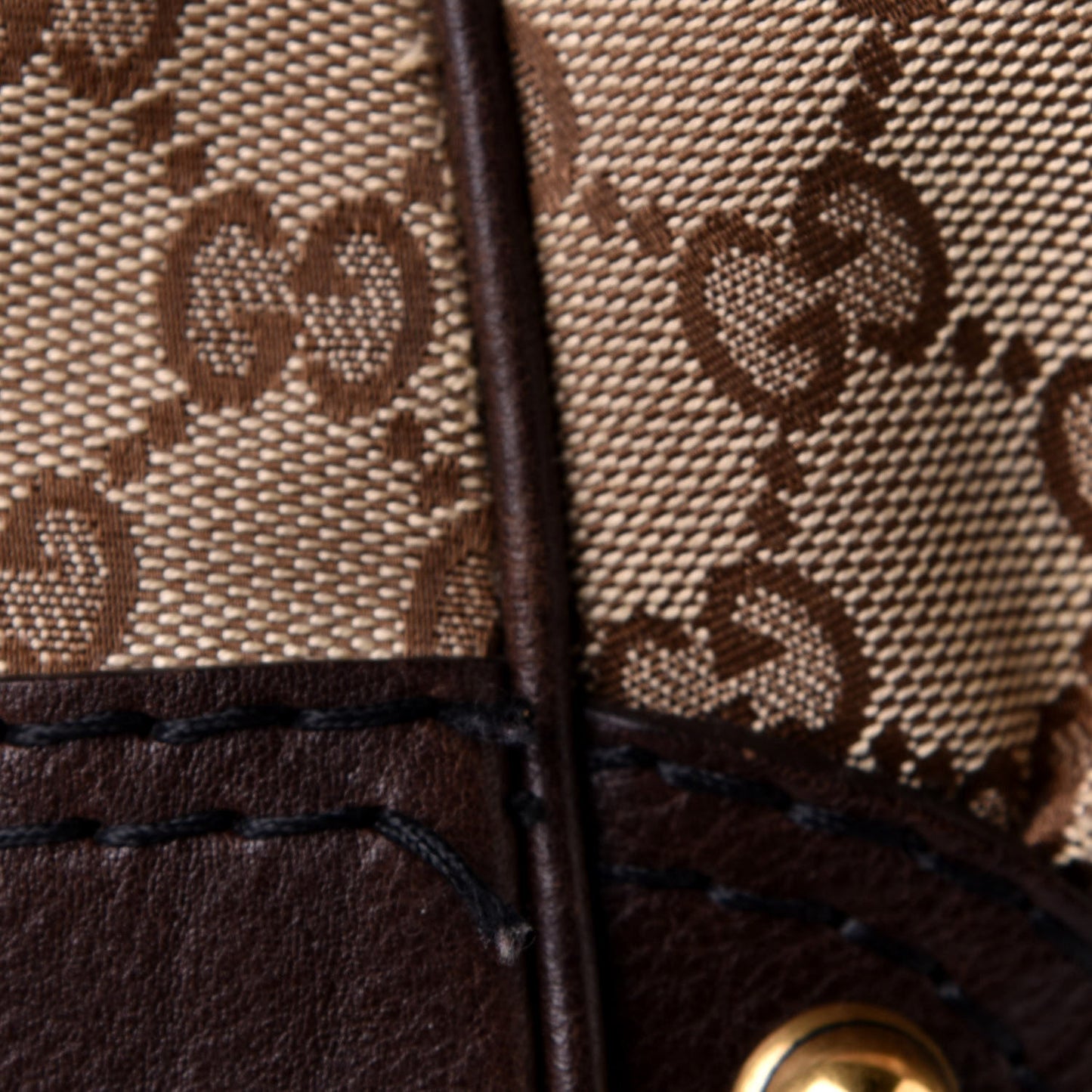 Monogram Large Jockey Hobo Dark Brown