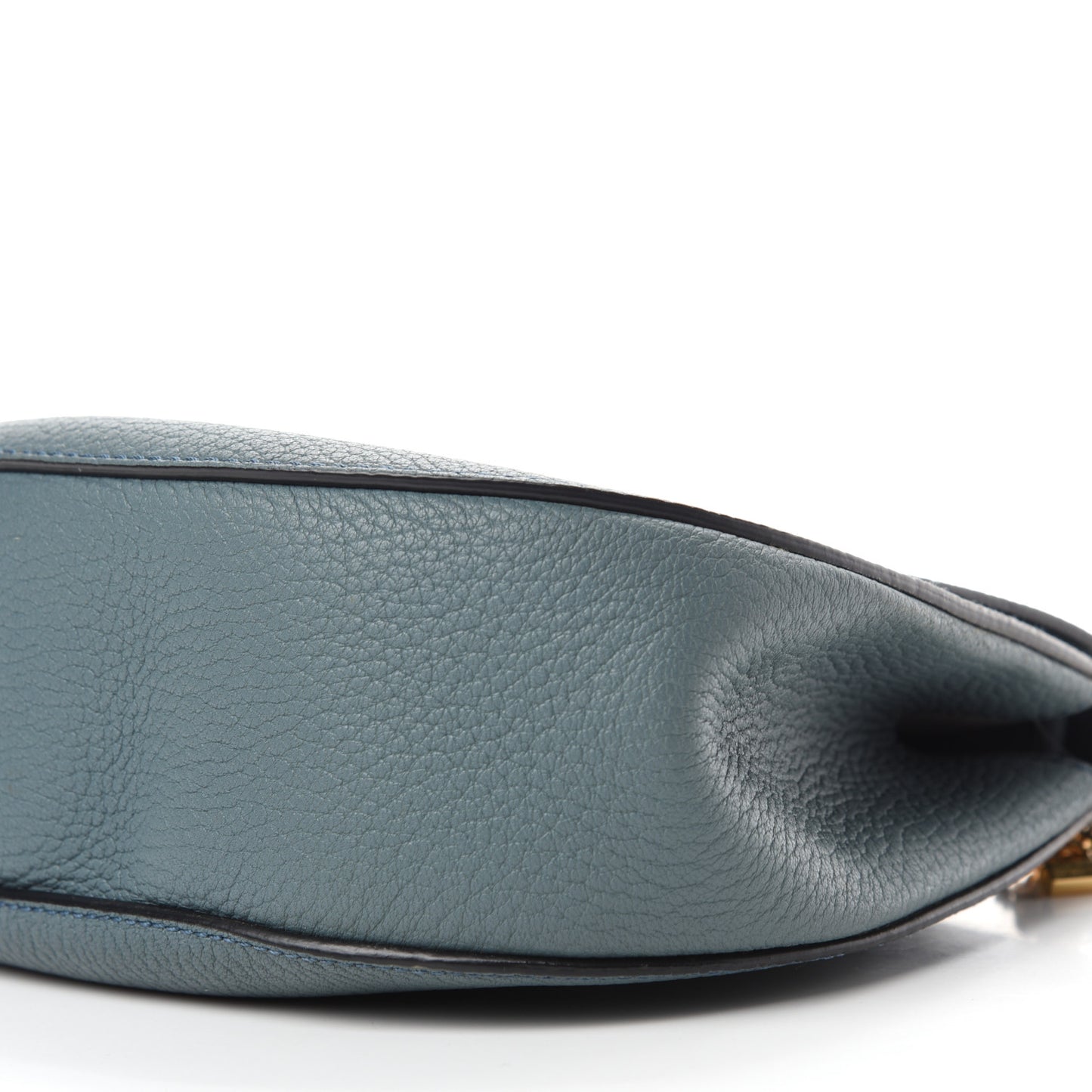 Grained Lambskin Drew Shoulder Bag Cloudy Blue