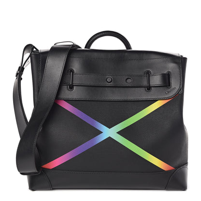 Louis Vuitton Taiga Rainbow Steamer PM Black 1 of 13