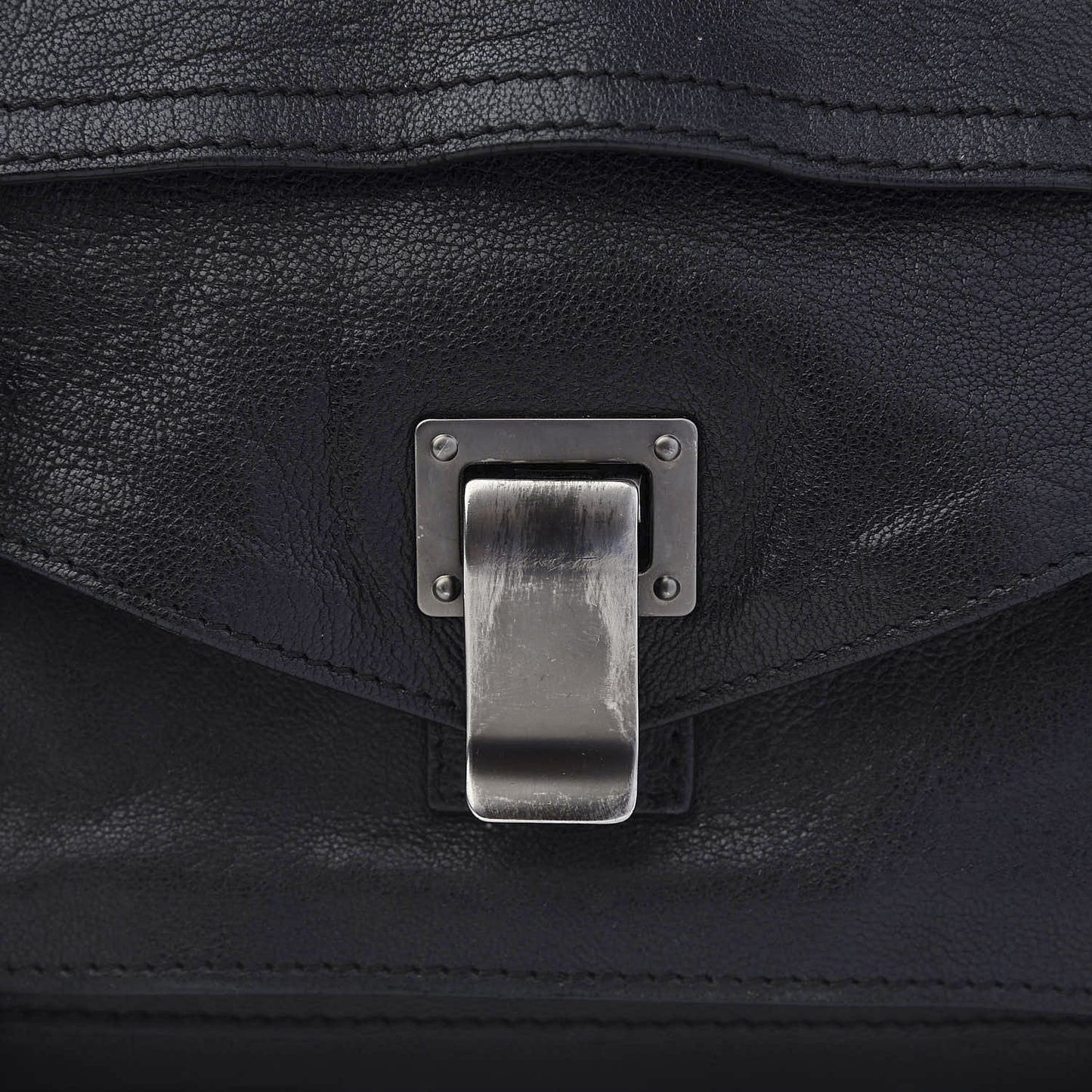 Lambskin Medium PS1 Satchel Black