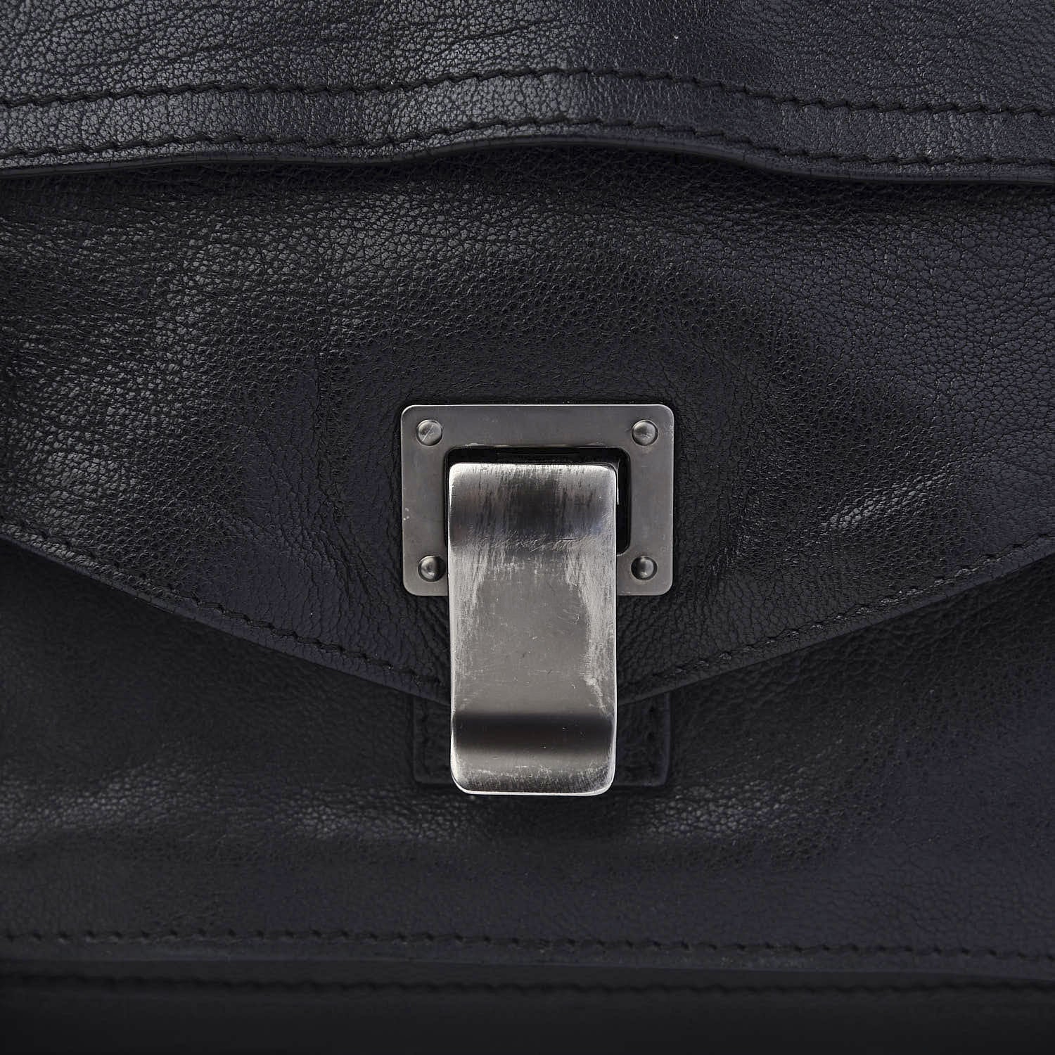 Proenza Schouler Lambskin Medium PS1 Satchel Black 9 of 9