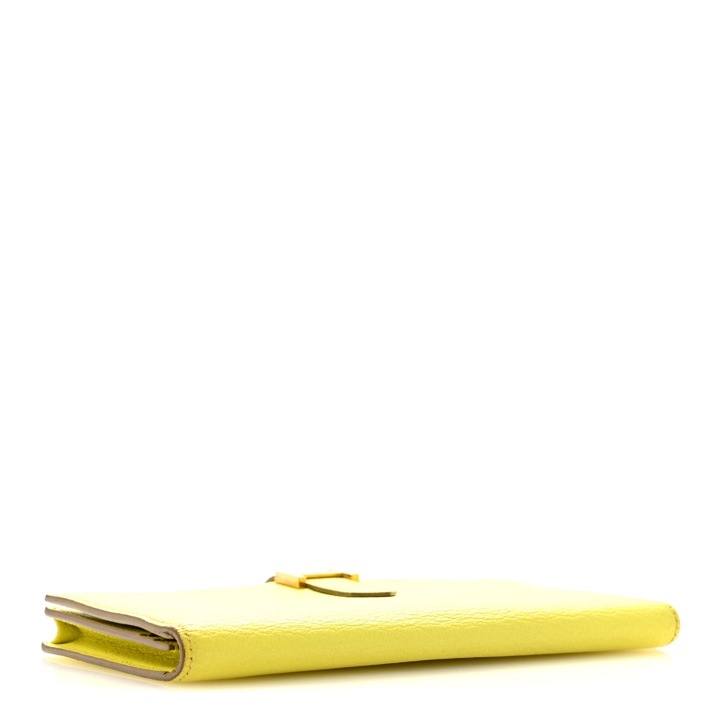 Chevre Mysore Bearn Gusset Wallet Lime
